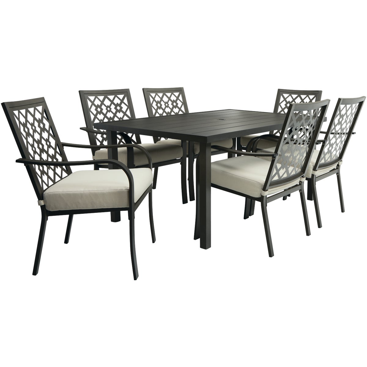 Outdoor Expressions Laguna Hills 7-Piece Dining Set Image 8