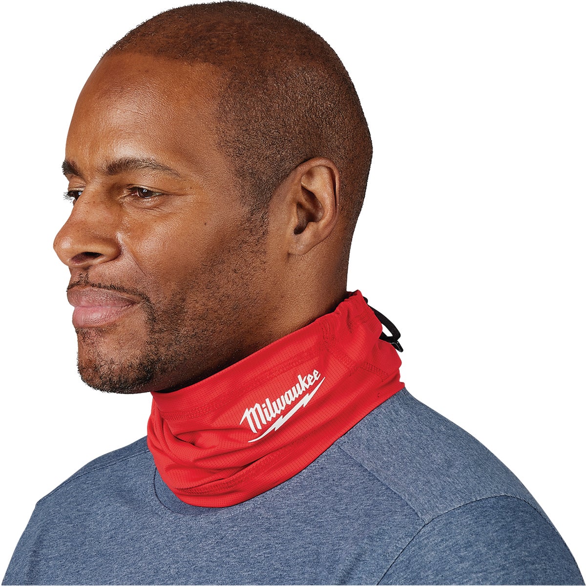 Milwaukee Workskin Washable Performance Neck Gaiter, Red Image 6