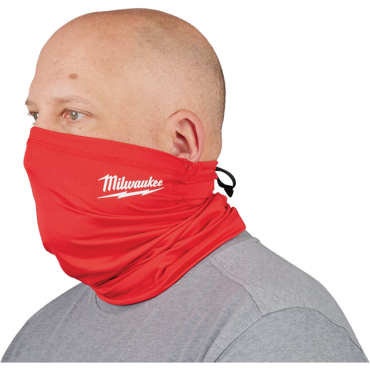 Milwaukee Workskin Washable Performance Neck Gaiter, Red Image 4