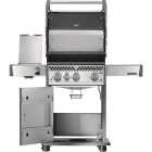 Napoleon Rogue Pro 425 3-Burner LP Gas Grill with Infrared Side Burner, Stainless Steel Image 3