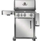Napoleon Rogue Pro 425 3-Burner LP Gas Grill with Infrared Side Burner, Stainless Steel Image 4