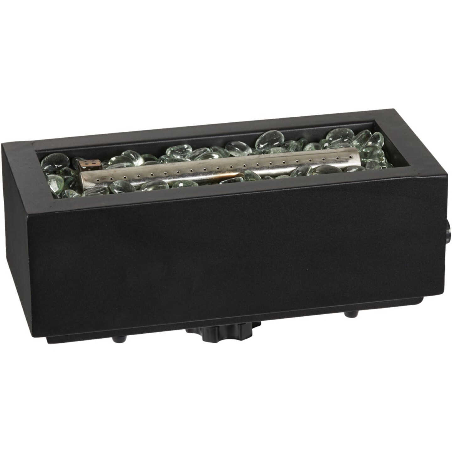 Outdoor Expressions 14 In. Rectangular Table Top Gas Fire Pit Image 1