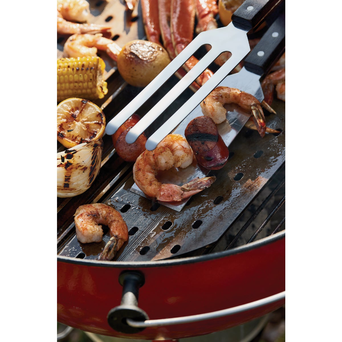 Grill Grate Spatula & Grill Tool Tongs Image 2