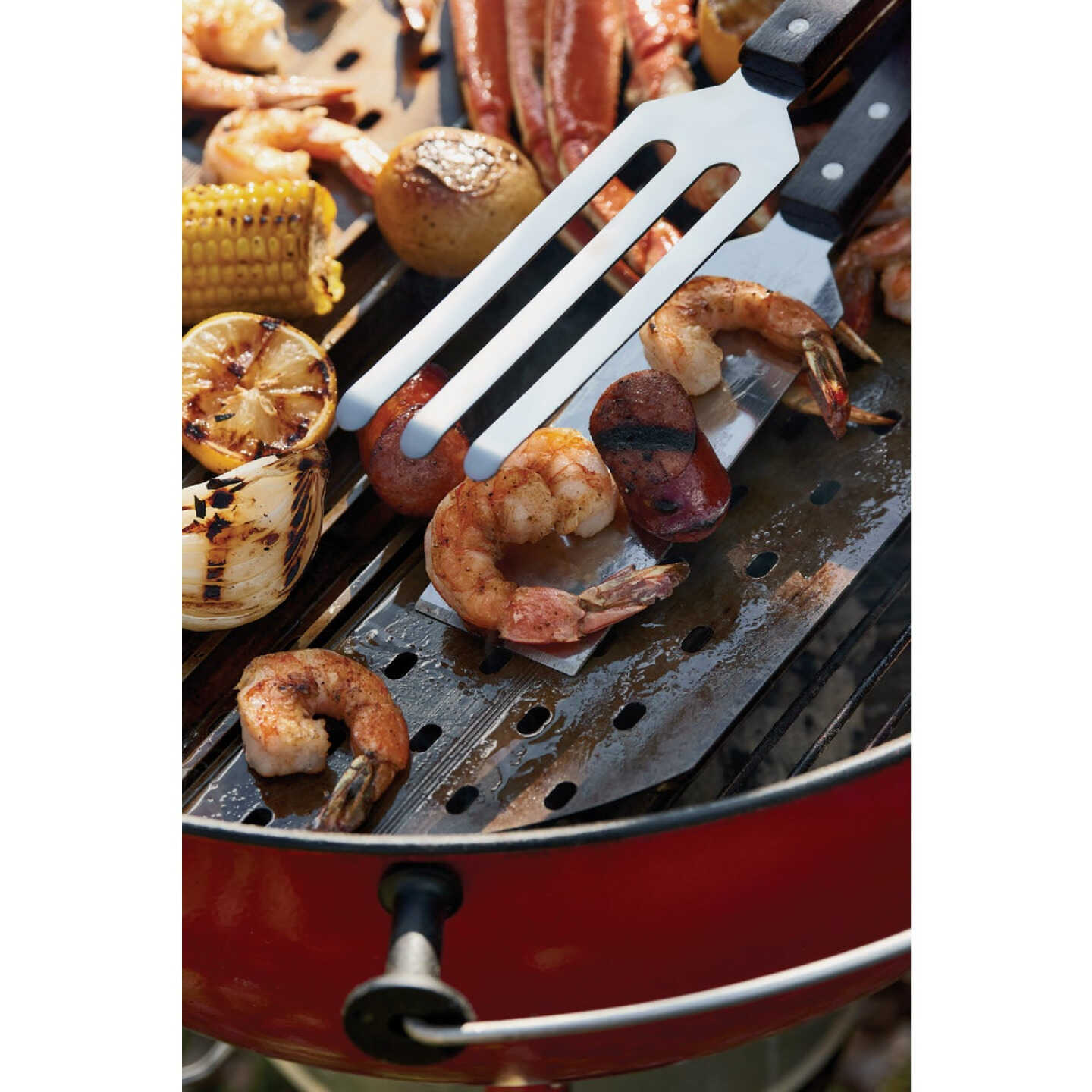 Grill Grate Spatula & Grill Tool Tongs Image 2