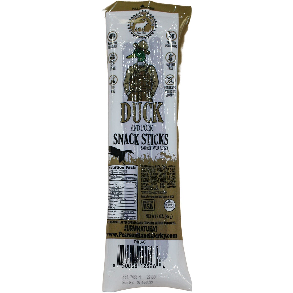 Pearson Ranch Jerky 3 Oz. Duck Multi-Pack Snack Stick Jerky Image 2