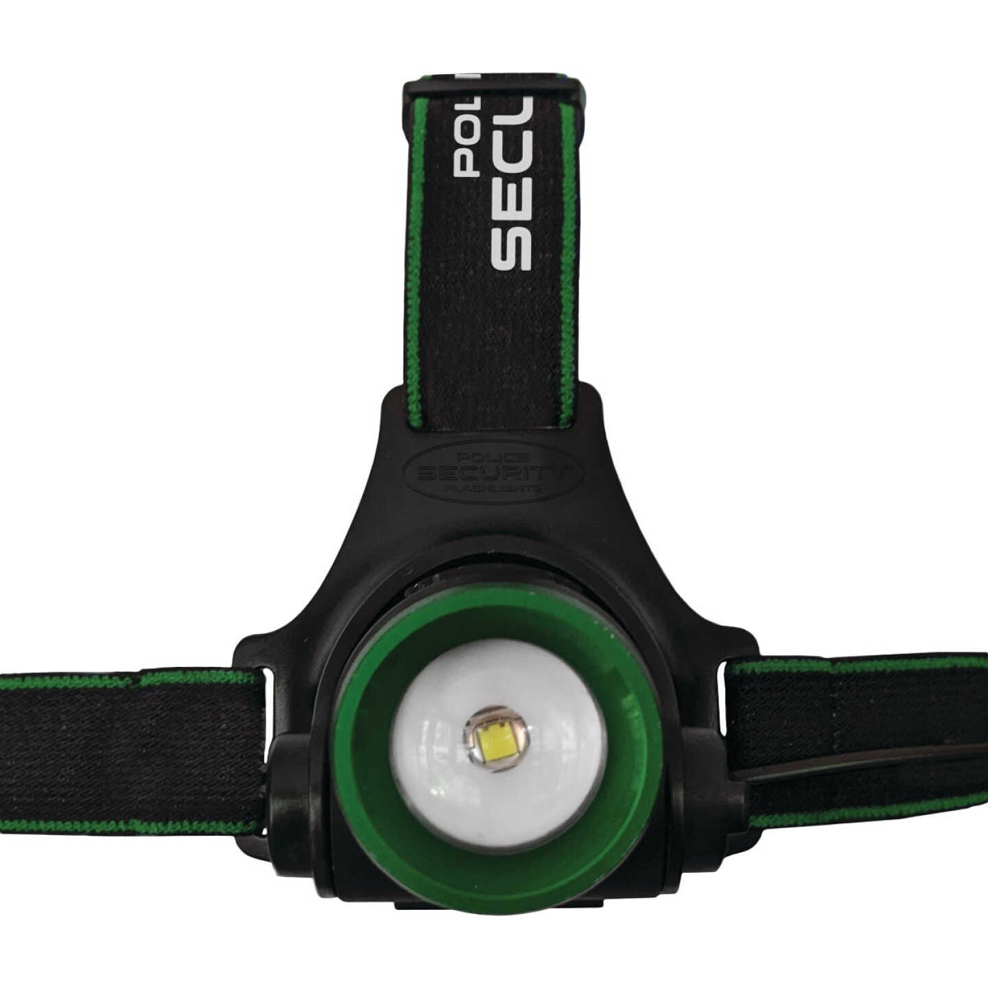 Police Security Blackout 1000 Lm. LED Rechargeable Focusing Hardhat Compatible Headlamp Image 7