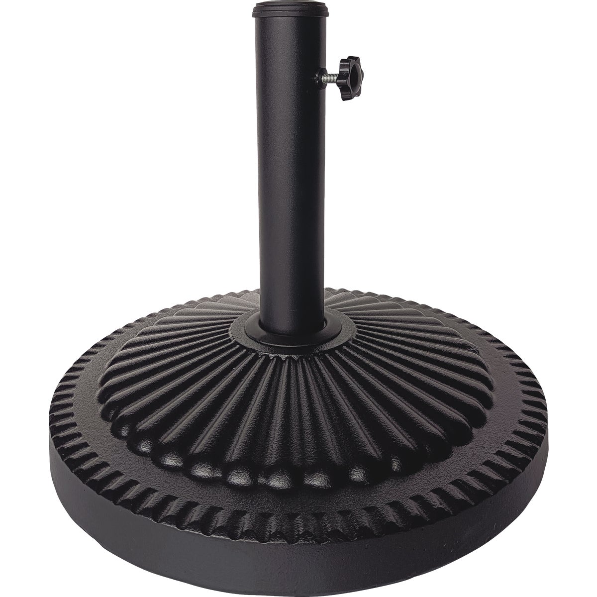 Outdoor Expressions 18 In. Round Brown Concrete Umbrella Base Image 2