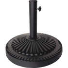 Outdoor Expressions 18 In. Round Brown Concrete Umbrella Base Image 2