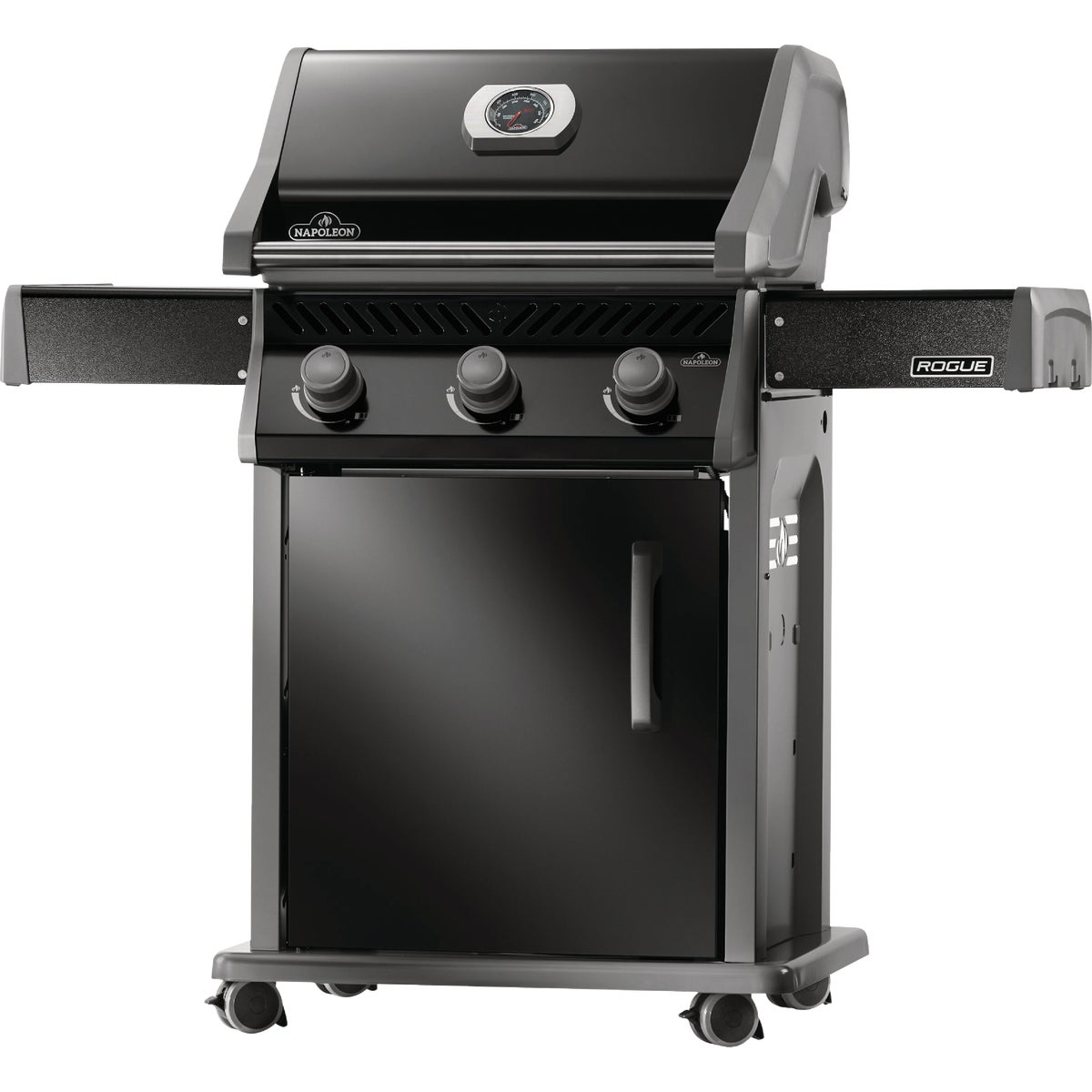 Napoleon Rogue 425 3-Burner Natural Gas Grill, Black Image 4