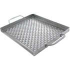 Broil King Imperial 15.5 In. W. x 13 In. L. Stainless Steel Flat Grill Topper Tray Image 1