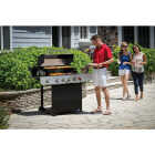 GrillPro 5-Burner Stainless Steel & Black 52,000 BTU LP Gas Grill Image 2