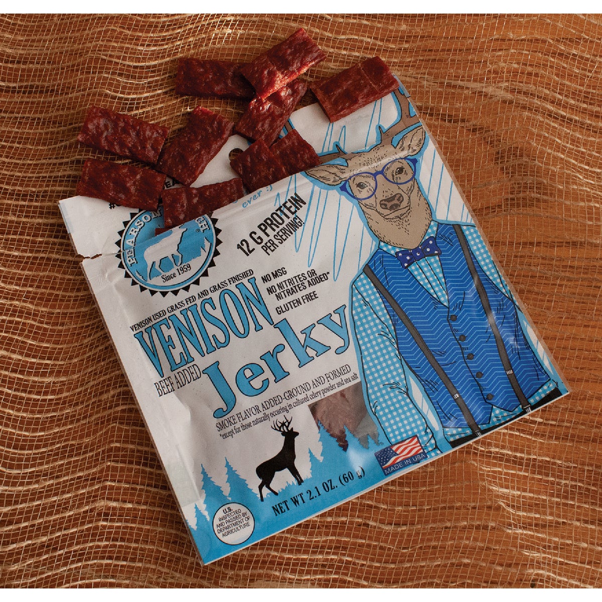 Pearson Ranch Jerky 2.1 Oz. All-Natural Venison Jerky Image 2