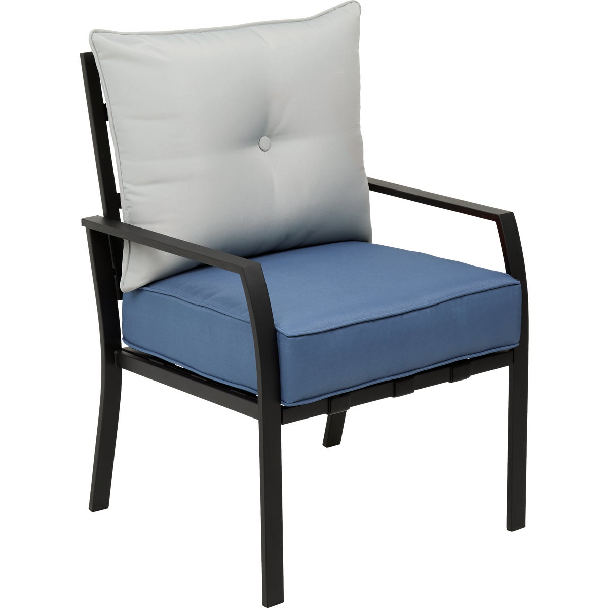 Outdoor Expressions Azure 4-Piece Gray Chat Set with PFAS-Free Fabric Image 5