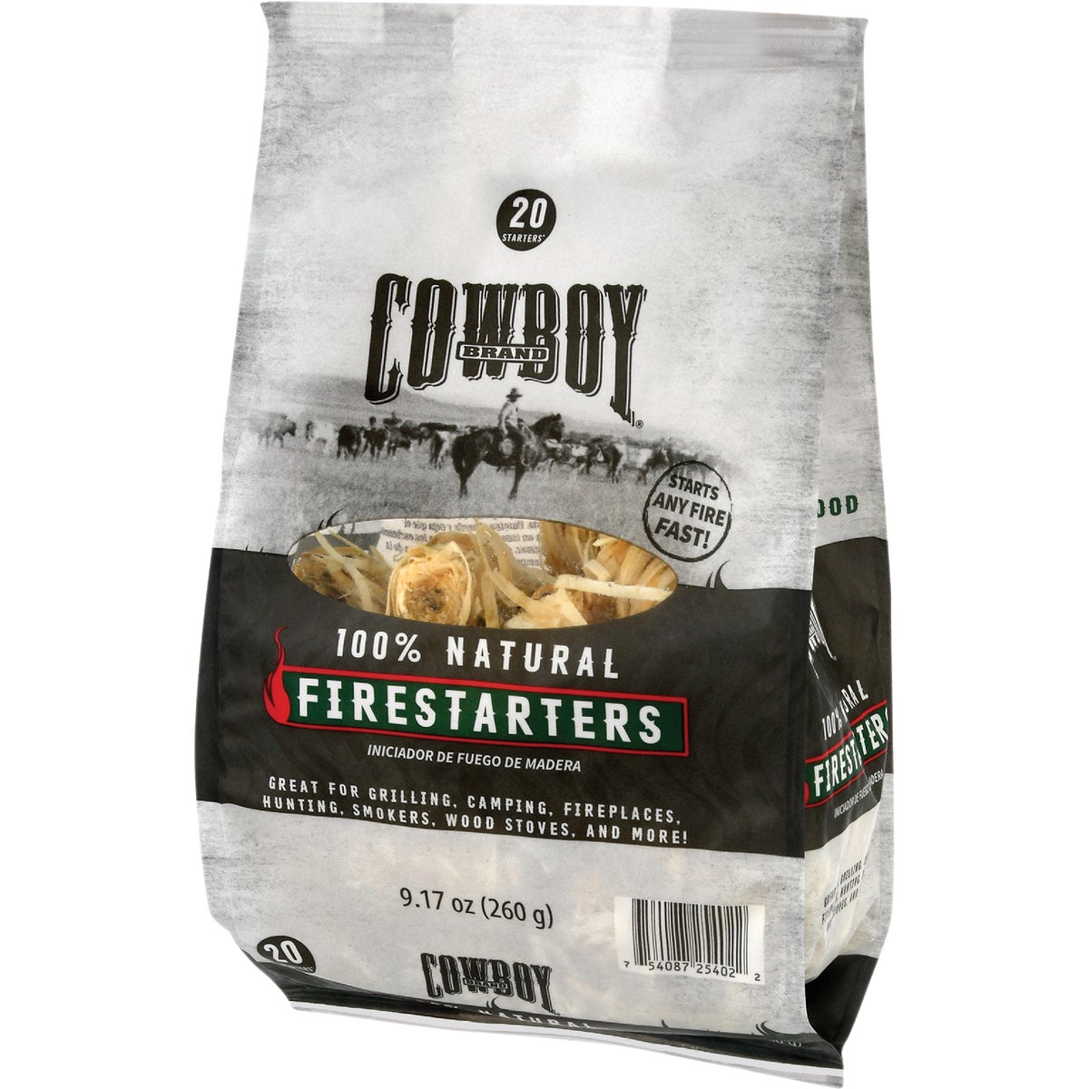 Cowboy Odorless All Natural Fire Starter (20-Pack) Image 3