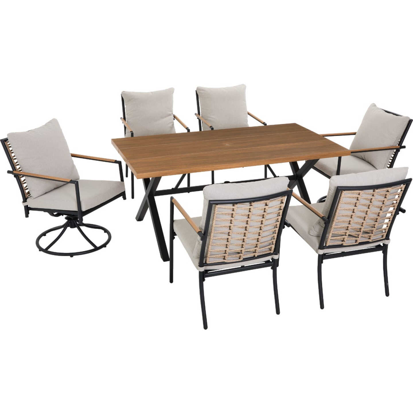 Stylebuilt 7-Piece Outdoor Patio Dining Set Image 1