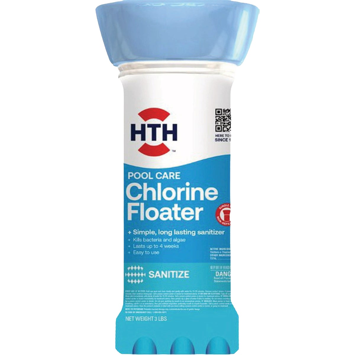 HTH Pool Care 3 Lb. Chlorine Floater Image 1