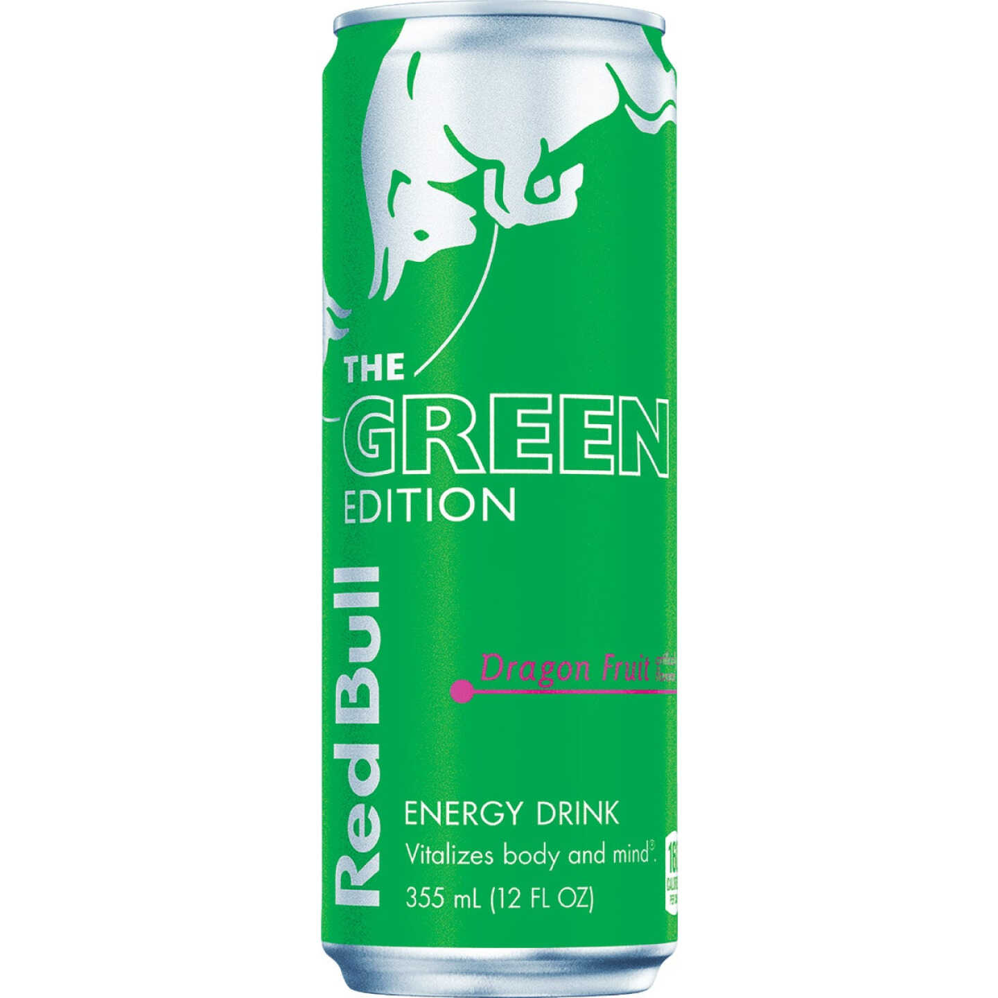 Red Bull 12 Oz. Green Edition Curuba Elderflower Energy Drink Image 1