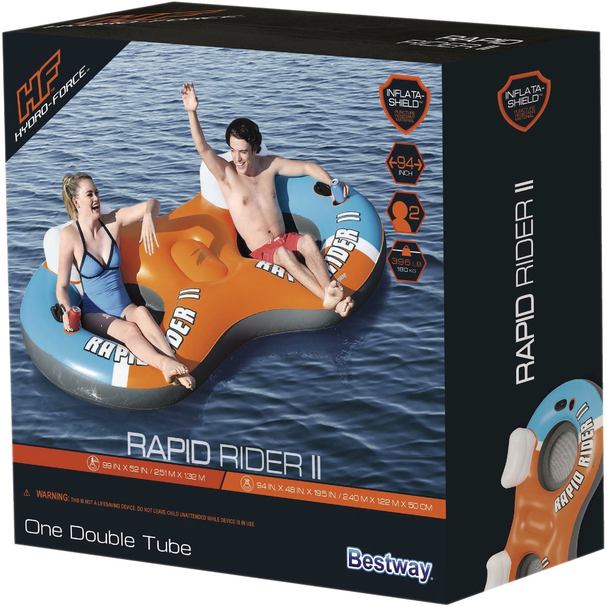 Hydro-Force Rapid Rider II Double River Tube Image 3