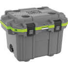 Pelican Elite 30 Qt. Cooler, Dark Gray & Green Image 1