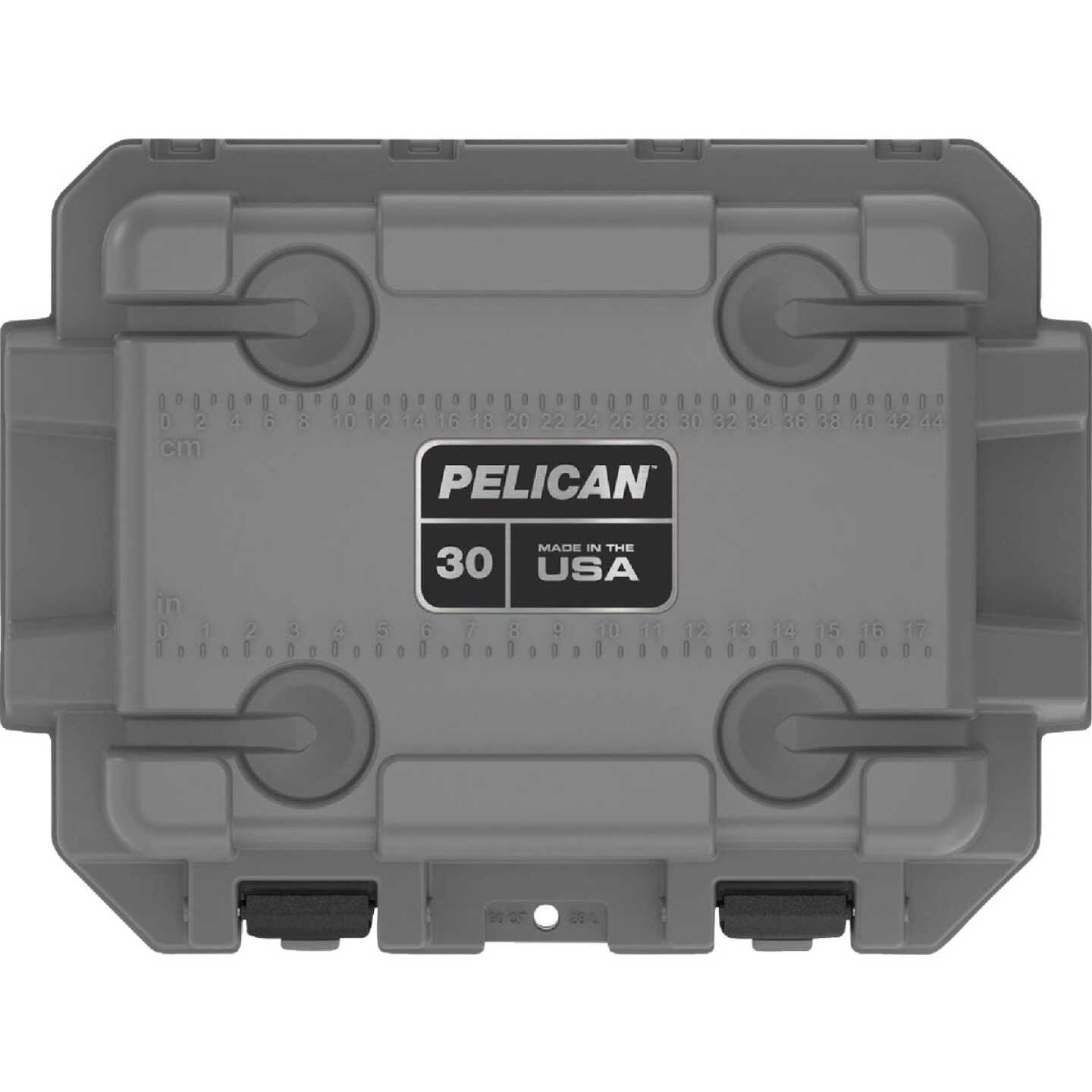 Pelican Elite 30 Qt. Cooler, Dark Gray & Green Image 3