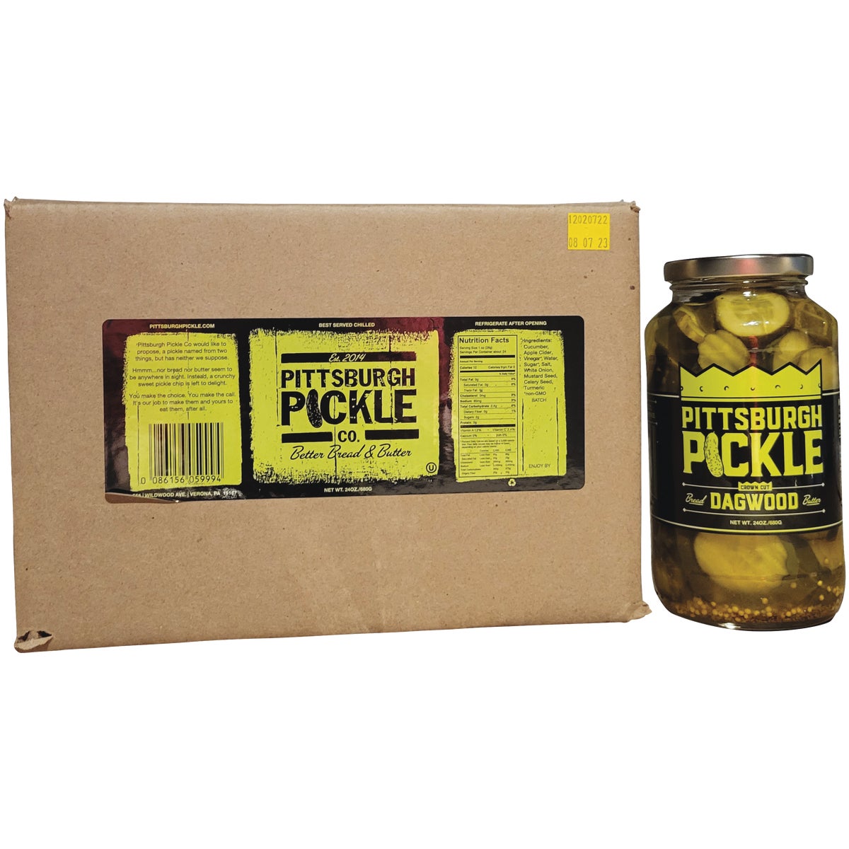 Pittsburgh Pickle Company Dagwood 24 Oz. Pickle Chips Image 2
