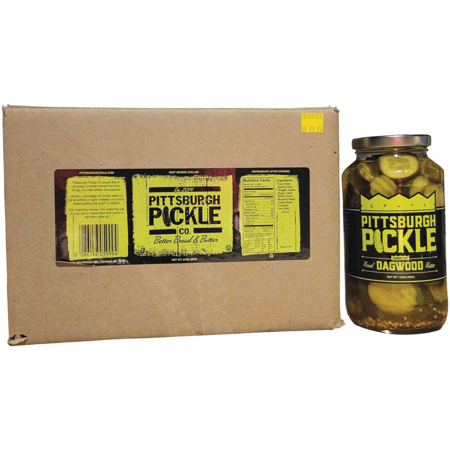 Pittsburgh Pickle Company Dagwood 24 Oz. Pickle Chips Image 2