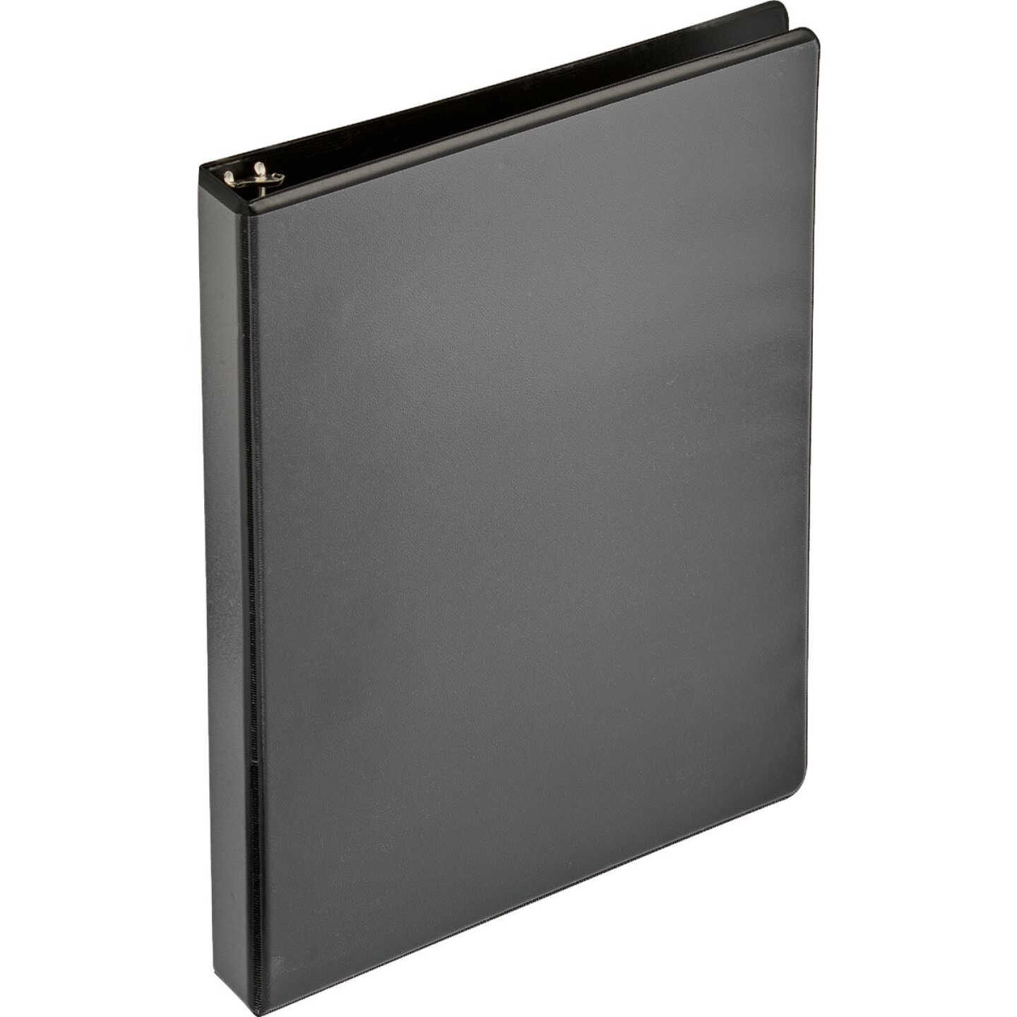Staples 1 In. Black 3-Ring Economy Binder Image 1