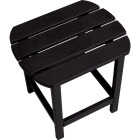 Outdoor Expressions Black HDPE Side Table Image 2