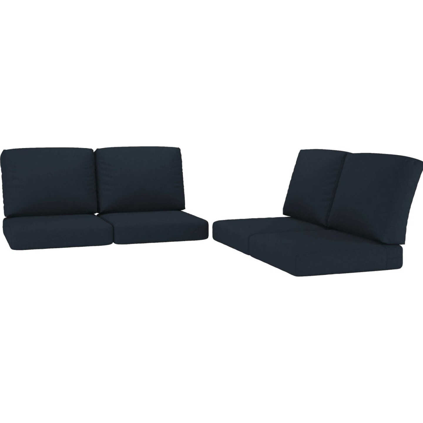 Northcape International Rockton Navy Polyester Sectional Cushion Set Image 1