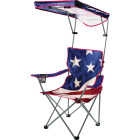 Quik Shade U.S. Flag 190T Aluminux Folding Chair Image 1