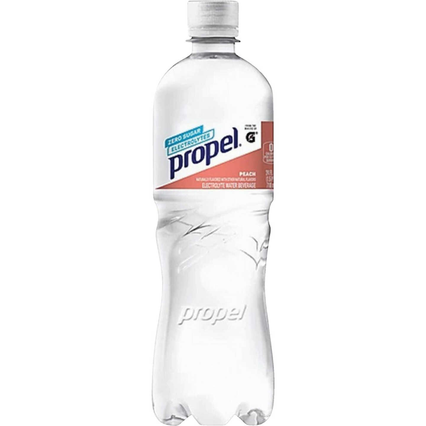 Propel 20 Oz. Peach Fitness Water (12-Pack) Image 1