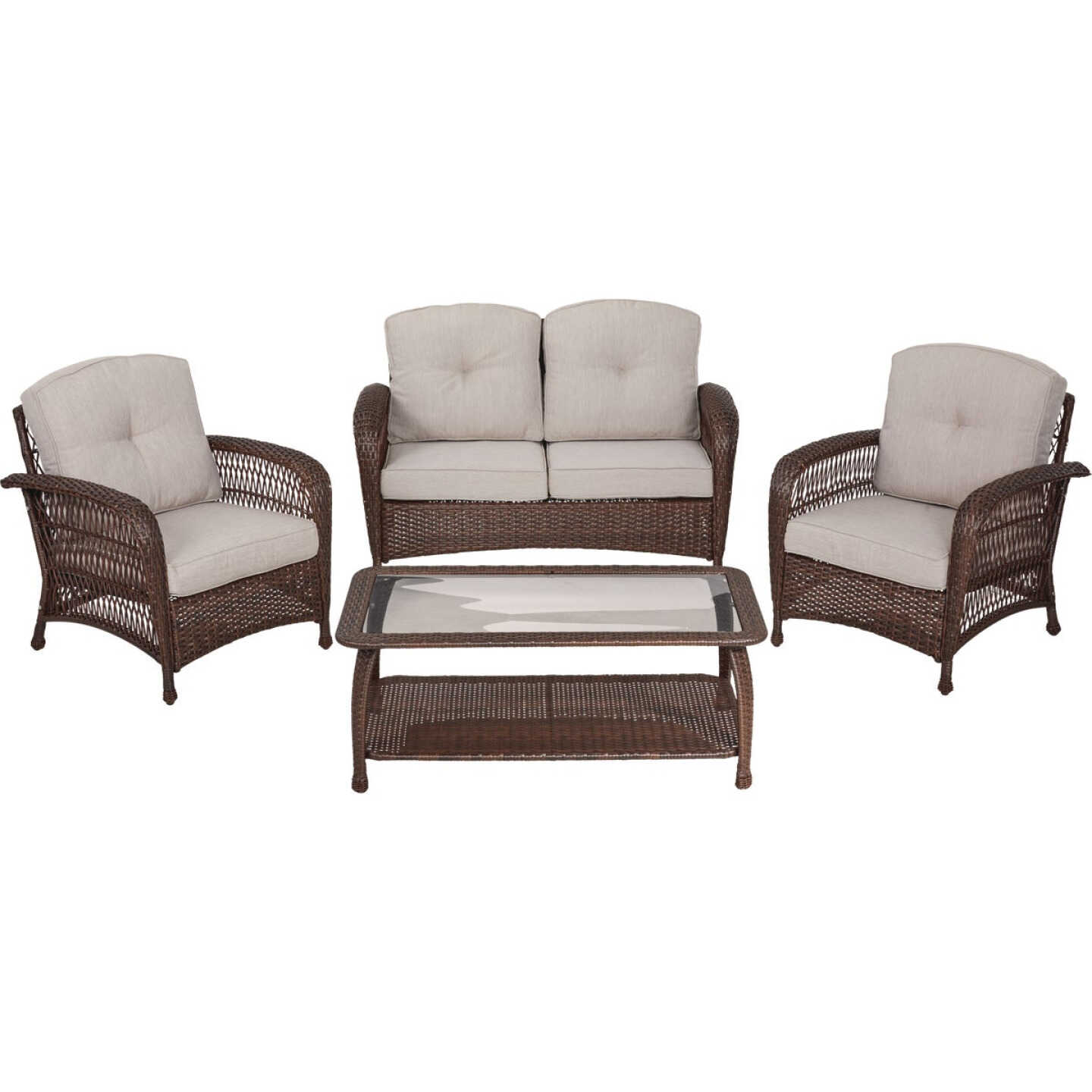 Outdoor Expressions Bellevue 4-Piece Chat Set Image 1