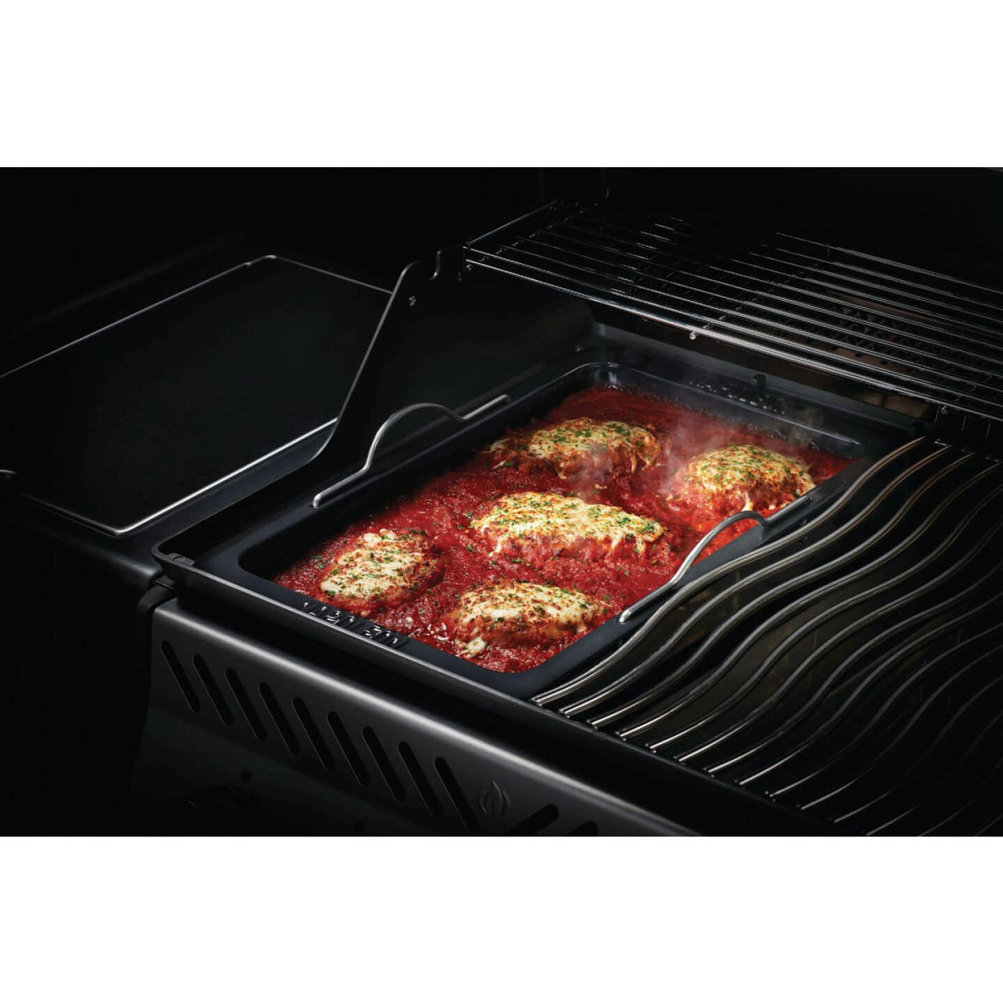 Napoleon 18 In. Drop-In Grill Roasting Pan Image 2