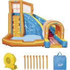 H2OGO! 13 Ft. 9 In. x 10 Ft. 6 In. x 8 Ft. 6 In. Hurricane Tunnel Blast Mega Water Park Image 1