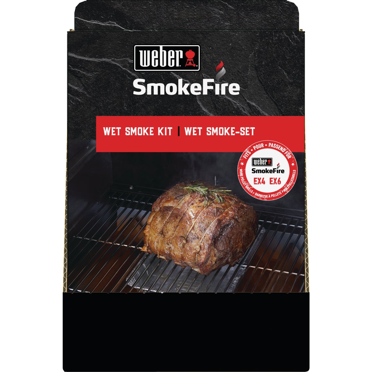 Weber SmokeFire 9.65 In. W. x 13.59 In. L. Disposable Plated Steel Wet Smoke Kit Image 3