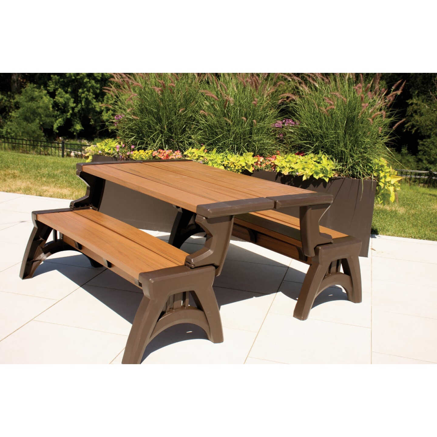 Convert A Bench 58 In. L Gen 2 XL Espresso Foldable Bench Image 5