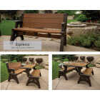Convert A Bench 58 In. L Gen 2 XL Espresso Foldable Bench Image 2