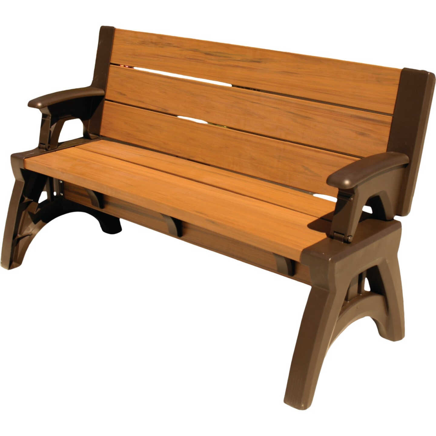 Convert A Bench 58 In. L Gen 2 XL Espresso Foldable Bench Image 1