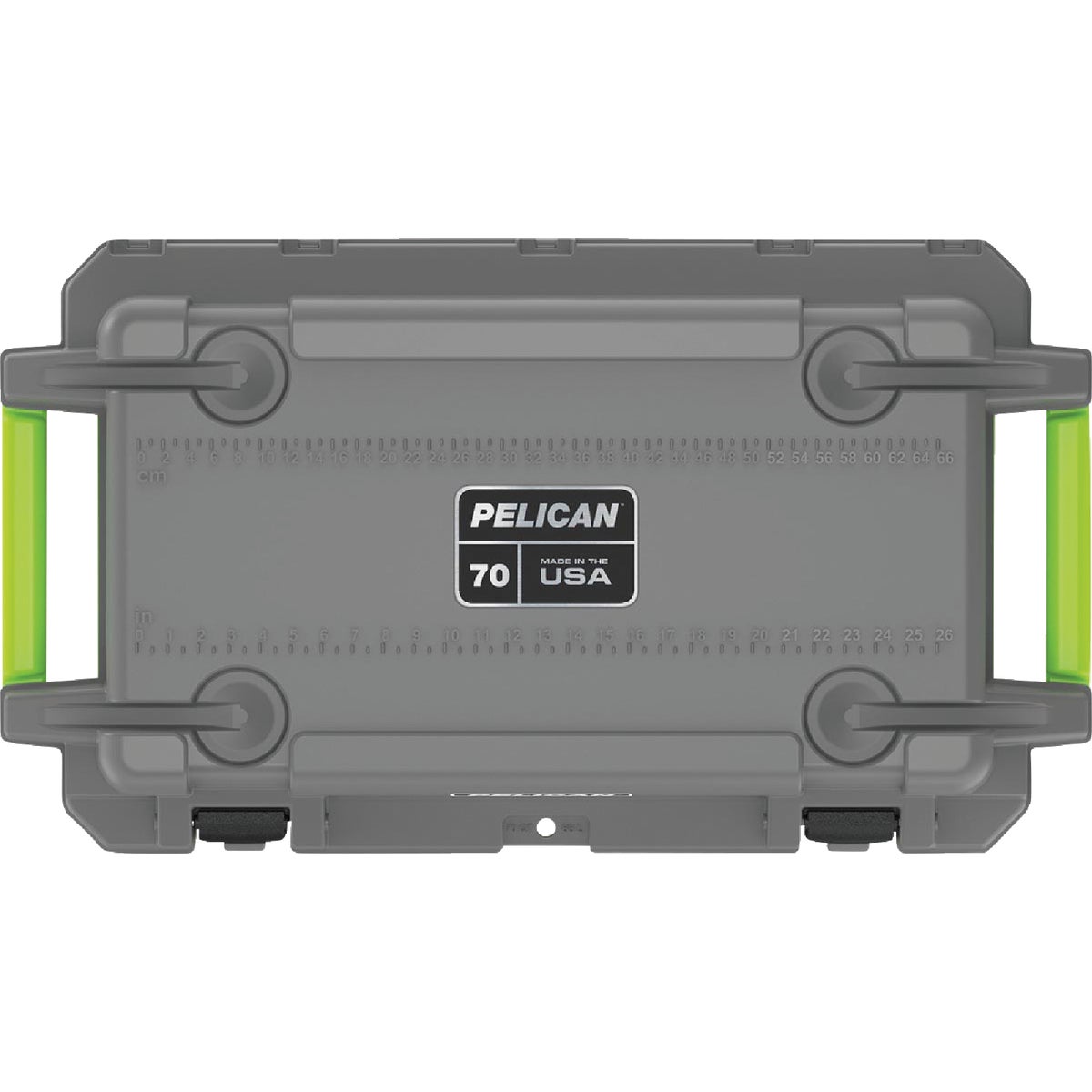 Pelican Elite 70 Qt. Cooler, Dark Gray & Green Image 4