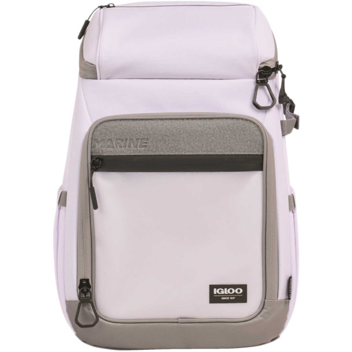 Igloo Marine 30 Qt. Backpack Cooler, White & Gray Image 1