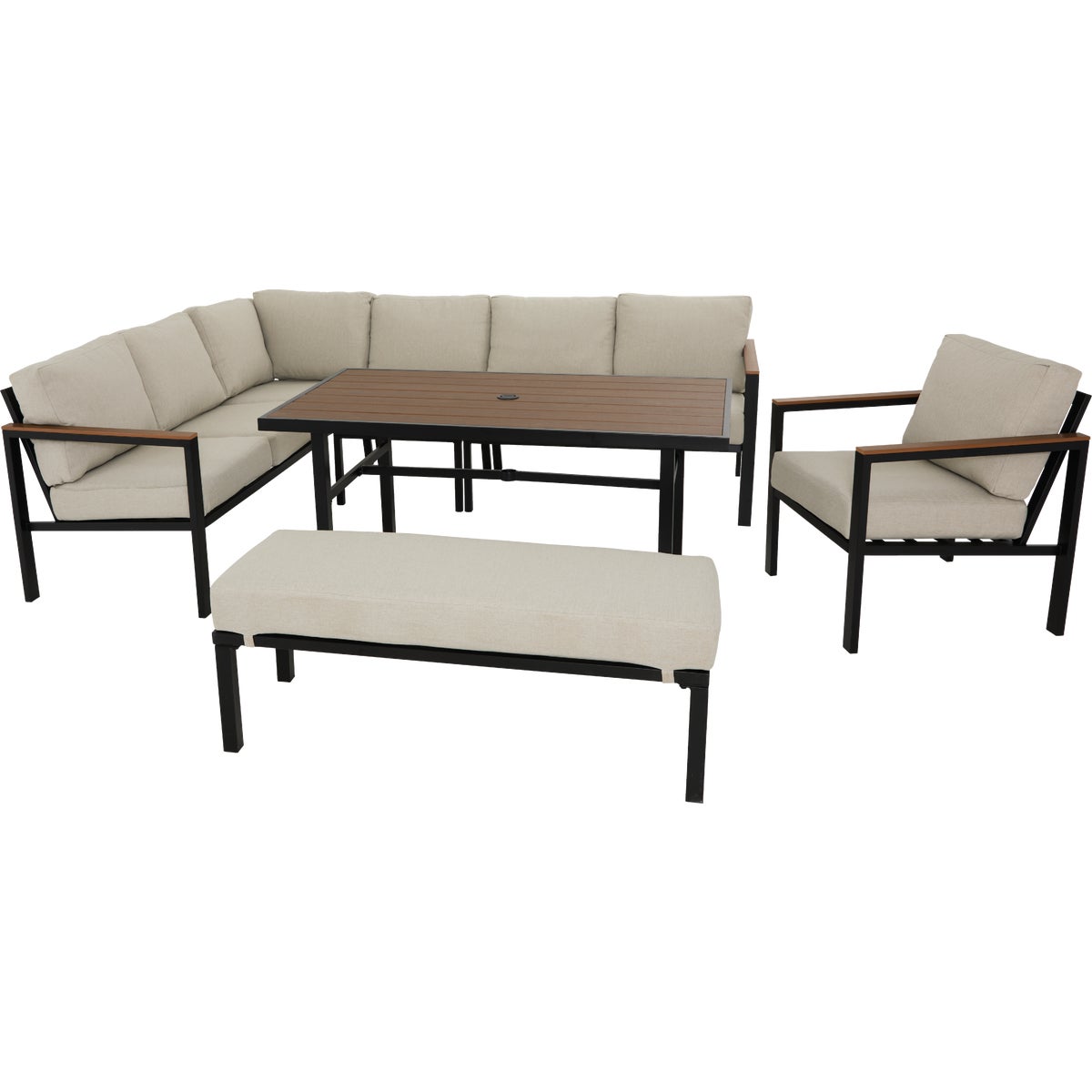 Stylebuilt 7-Piece Outdoor Sectional Set Image 1