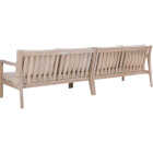 Linon Svana 54 In. W. x 32 In. D. Natural Finish Wood Loveseat Set with Beige Cushions (2-Piece) Image 5