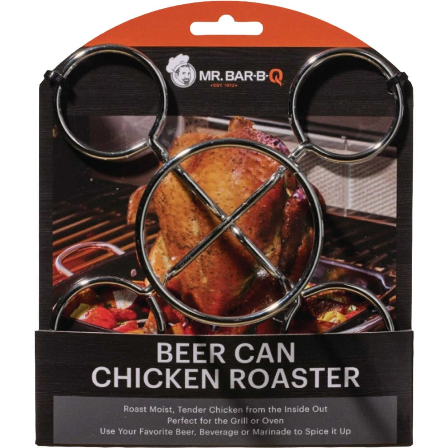 Mr. Bar-B-Q Beer Can Chicken Cooker Image 1