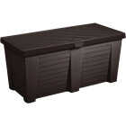 Gracious Living 65.5 Gal. Resin Earth Deck Box Image 1