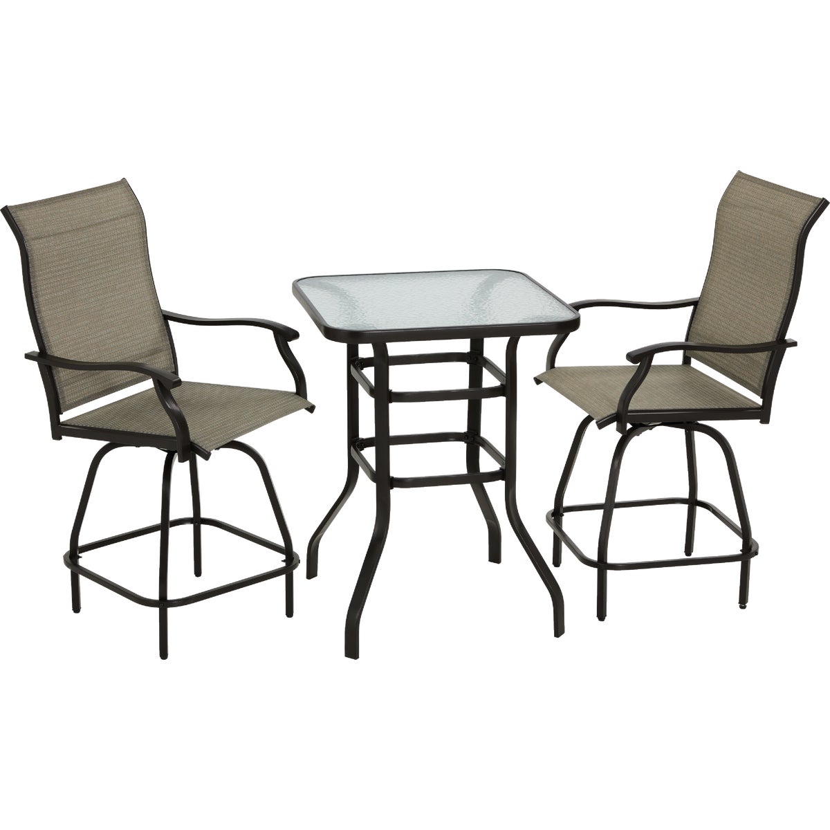 StyleBuilt 3-Piece High-Top Outdoor Bar Set