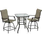 StyleBuilt 3-Piece High-Top Outdoor Bar Set Image 1