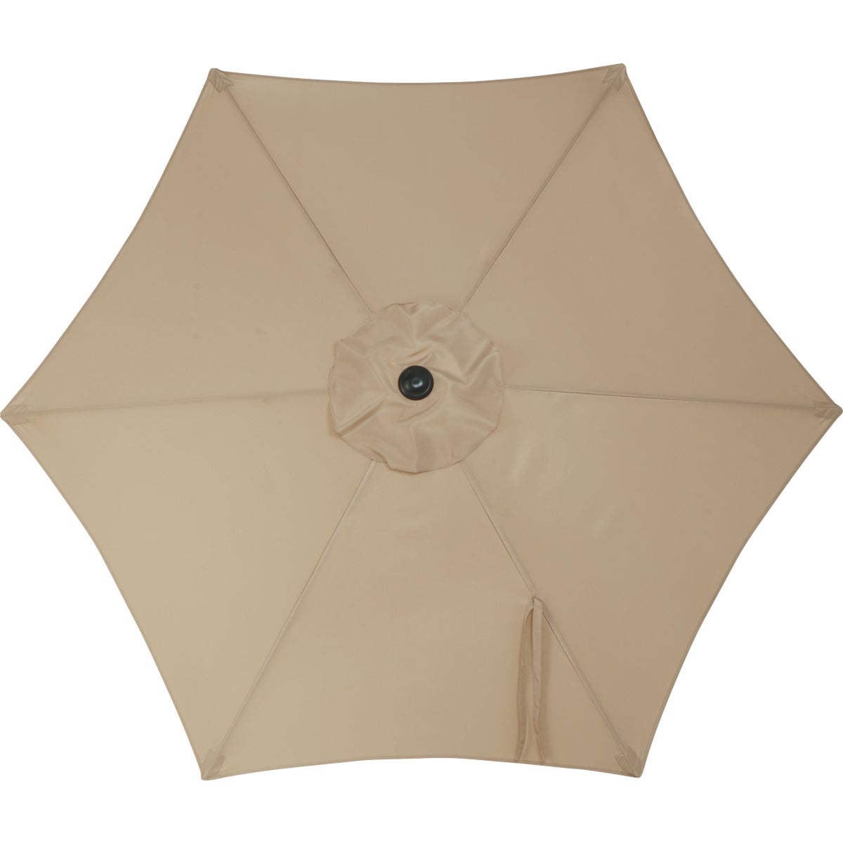 Outdoor Expressions 9 Ft. Aluminum Tilt/Crank Tan Patio Umbrella Image 4