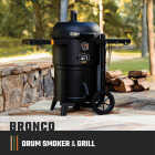 Oklahoma Joe's Bronco Drum Smoker & Grill Image 2