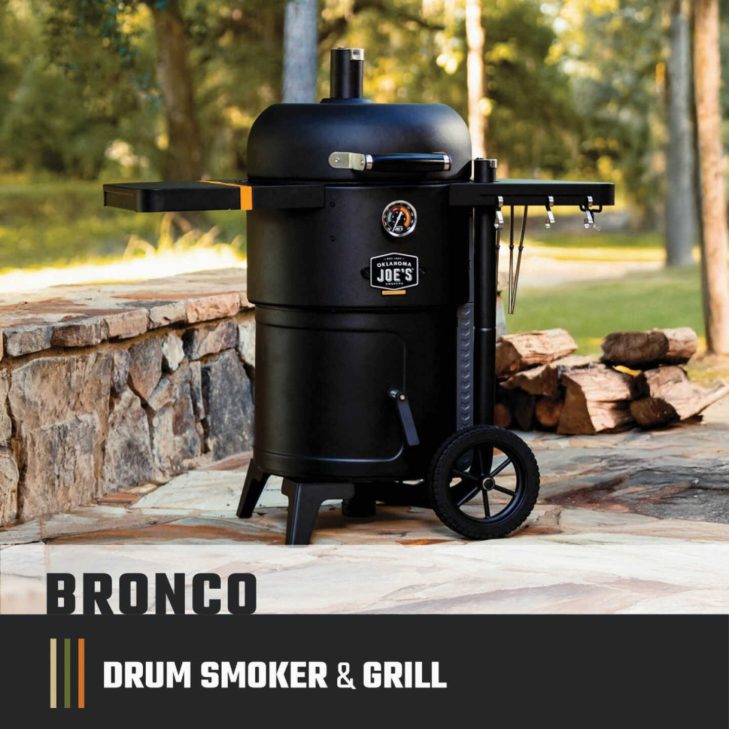 Oklahoma Joe's Bronco Drum Smoker & Grill Image 2