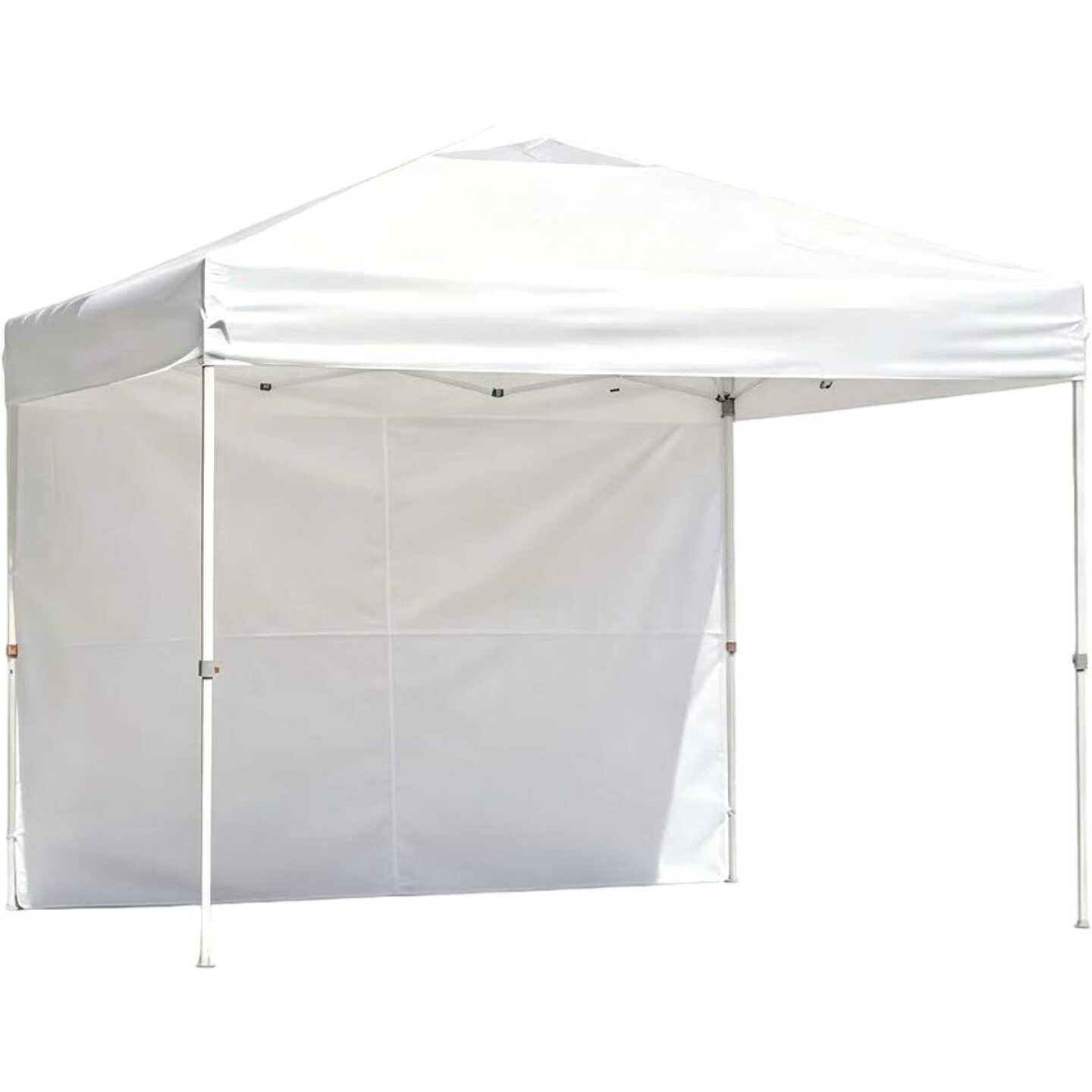 Common Goods 10 Ft. x 10 Ft. White Pop-Up Canopy with Straight Leg Image 1